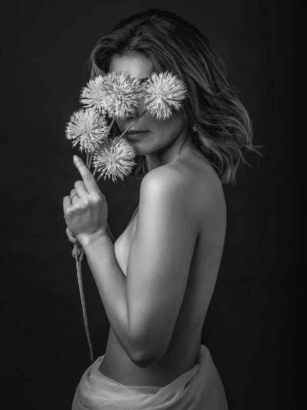 servizio fotografico boudoir luxury Roma in studio elegante